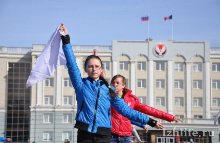 В Ижевске прошел флешмоб, посвященный Петру Чайковскому