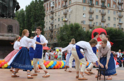 Фестиваль народного танца прошёл в Волгограде